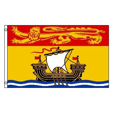 DRAPEAU NOUVEAU-BRUNSWICK 150x90cm - DRAPEAU CANADIEN - CANADA 90 x 150 cm - DRAPEAUX