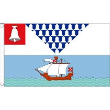 DRAPEAU BELFAST 150x90cm - DRAPEAU IRLANDE DU NORD - ULSTER 90 x 150 cm - DRAPEAUX