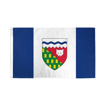 DRAPEAU TERRITOIRES DU NORD-OUEST 150x90cm - DRAPEAU CANADIEN - CANADA 90 x 150 cm - DRAPEAUX