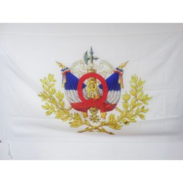DRAPEAU ARMOIRIES FRANCE 3Í?ME RÍ?PUBLIQUE 150x90cm - DRAPEAU FRANÍ?AIS EMBLÍ?ME 1898 90 x 150 cm Fourreau pour hampe