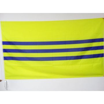 DRAPEAU RÍ?PUBLIQUE DE COCHINCHINE 1946-1954 90x60cm - DRAPEAU VIETNAM ANCIEN 60 x 90 cm Fourreau pour hampe