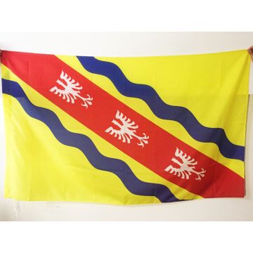 DRAPEAU MEURTHE-ET-MOSELLE 150x90cm - DRAPEAU DÍ?PARTEMENT MOSELLAN 90 x 150 cm Fourreau pour hampe