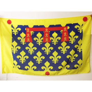 DRAPEAU PAS-DE-CALAIS 150x90cm - DRAPEAU DÍ?PARTEMENT CALAISIEN 90 x 150 cm Fourreau pour hampe