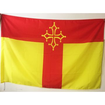 DRAPEAU TARN 90x60cm - DRAPEAU DÍ?PARTEMENT TARNAIS 60 x 90 cm Fourreau pour hampe