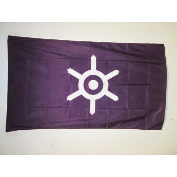 DRAPEAU TOKYO 150x90cm - DRAPEAU VILLE DE TOKYO AU JAPON 90 x 150 cm Fourreau pour hampe