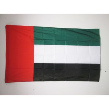 DRAPEAU FUJAÏRAH 150x90cm - DRAPEAU FUJAIRAH AUX Í?MIRATS ARABES UNIS 90 x 150 cm Fourreau pour hampe