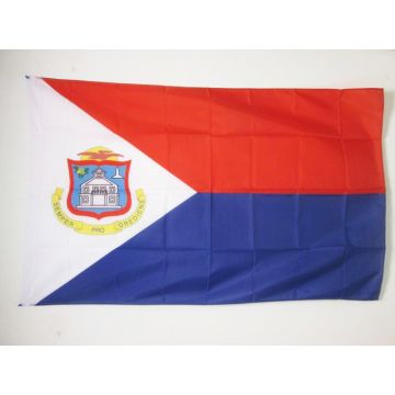 DRAPEAU PAYS DE SAINT-MARTIN 150x90cm - DRAPEAU DU ROYAUME DES PAYS-BAS 90 x 150 cm Fourreau pour hampe