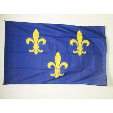 DRAPEAU FRANCO-AMÍ?RICAINS DU MID-OUEST 150x90cm - DRAPEAU LOUISIANE SEPTENTRIONALE 90 x 150 cm Fourreau pour hampe