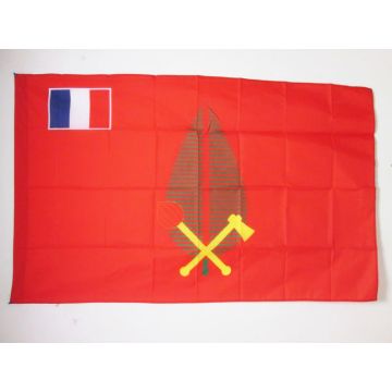 DRAPEAU ROYAUME COUTUMIER Dâ??ALO 150x90cm - DRAPEAU FUTUNA 90 x 150 cm Fourreau pour hampe