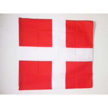 DRAPEAU ORDONNANCE DU RÍ?GIMENT DE PICARDIE 1558-1780 90x90cm - DRAPEAU INFANTERIE DU ROYAUME DE FRANCE 90 x 90 cm Fourreau pour hampe