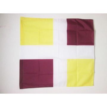 DRAPEAU ORDONNANCE DU RÍ?GIMENT DE BÍ?ARN 1763 Í? 1791 90x90cm - DRAPEAU BALAGNY 90 x 90 cm Fourreau pour hampe