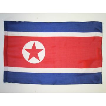 DRAPEAU CORÉE DU NORD 150x90cm - DRAPEAU NORD CORÉEN 90 x 150 cm Spécial Supporter