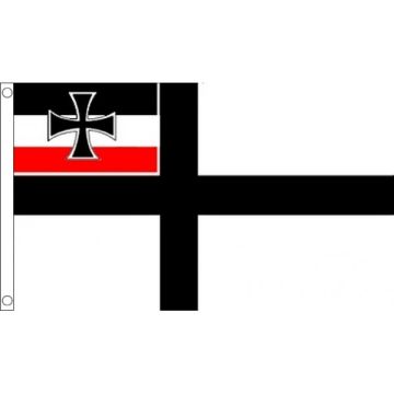 DRAPEAU ALLEMAGNE WWI SANS ÉCUSSON 150x90cm - DRAPEAU ALLEMAND DE GUERRE 90 x 150 cm - DRAPEAUX