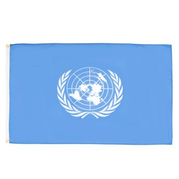 DRAPEAU ONU 150x90cm - DRAPEAU DES NATIONS UNIES 90 x 150 cm - DRAPEAUX