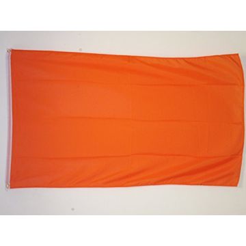 DRAPEAU UNICOLORE ORANGE 150x90cm - DRAPEAU DE COULEUR ORANGÉE 90 x 150 cm - DRAPEAUX