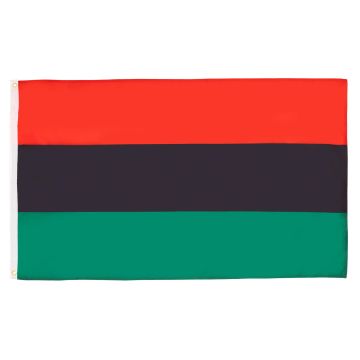 DRAPEAU AFRO-AMÉRICAIN 150x90cm - DRAPEAU AFRICAIN - AMÉRICAIN 90 x 150 cm - DRAPEAUX