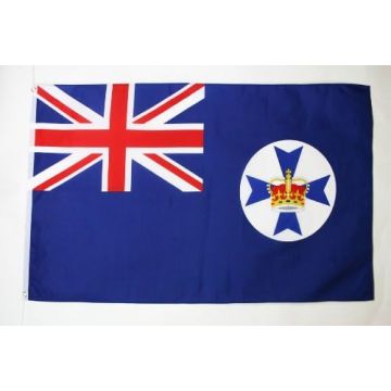 DRAPEAU QUEENSLAND 150x90cm - DRAPEAU AUSTRALIEN - AUSTRALIE 90 x 150 cm - DRAPEAUX