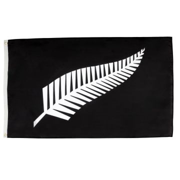 DRAPEAU NOUVELLE-ZÉLANDE FOUGÈRES 150x90cm - DRAPEAU NEO-ZÉLANDAIS - ALL BLACK 90 x 150 cm - DRAPEAUX