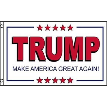 DRAPEAU ETATS-UNIS DONALD TRUMP 2016 150x90cm - DRAPEAU ÉLECTION DES USA 90 x 150 cm - DRAPEAUX