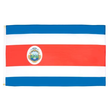 DRAPEAU COSTA RICA 150x90cm - DRAPEAU COSTARICAIN 90 x 150 cm - DRAPEAUX