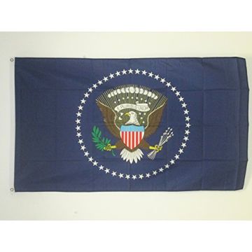 DRAPEAU USA PRÉSIDENT 150x90cm - DRAPEAU AMÉRICAIN - ETATS-UNIS 90 x 150 cm - DRAPEAUX