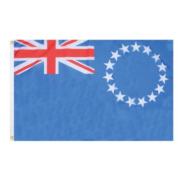 DRAPEAU ILES COOK 150x90cm - DRAPEAU DES ILES COOK 90 x 150 cm - DRAPEAUX