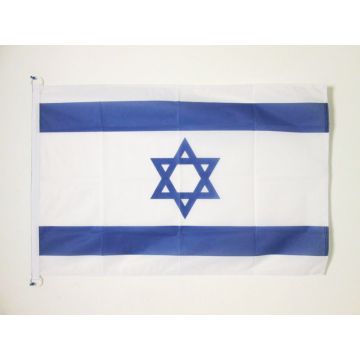 DRAPEAU ISRAÍ?L 90x60cm - DRAPEAU ISRAÍ?LIEN 60 x 90 cm Spécial Extérieur - DRAPEAUX