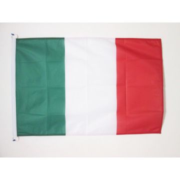 DRAPEAU ITALIE 150x90cm - DRAPEAU ITALIEN 90 x 150 cm Spécial Extérieur - DRAPEAUX