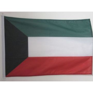 DRAPEAU KOWEÏT 90x60cm - DRAPEAU KOWEÏTIEN 60 x 90 cm Spécial Extérieur - DRAPEAUX