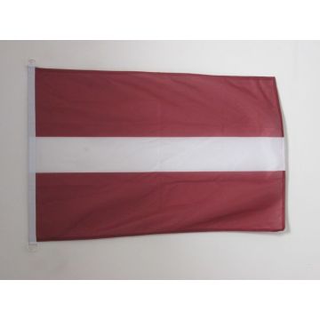 DRAPEAU LETTONIE 150x90cm oeillets - DRAPEAU LETTON 90 x 150 cm Spécial Extérieur - DRAPEAUX