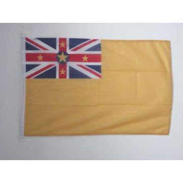 DRAPEAU NIUE 90x60cm - DRAPEAU NIUÍ?EN 60 x 90 cm Spécial Extérieur - DRAPEAUX