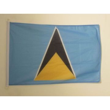 PAVILLON NAUTIQUE SAINTE LUCIE 45x30cm - DRAPEAU DE BATEAU SAINT-LUCIEN 30 x 45 cm