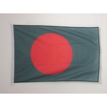 PAVILLON NAUTIQUE BANGLADESH 45x30cm - DRAPEAU DE BATEAU BANGLADAIS 30 x 45 cm