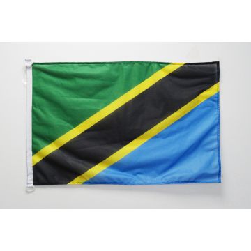 Pavillon nautique Tanzanie 45x30cm - Drapeau de bateau tanzanien 30 x 45 cm