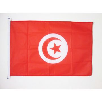DRAPEAU TUNISIE 90x60cm - DRAPEAU TUNISIEN 60 x 90 cm Spécial Extérieur - DRAPEAUX