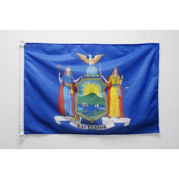 Pavillon nautique New York 45x30cm - Drapeau de bateau new yorkais - Etat américain - USA - Etats-Unis 30 x 45 cm
