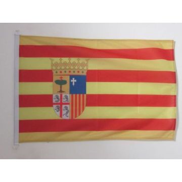 PAVILLON NAUTIQUE ARAGON 45x30cm - DRAPEAU DE BATEAU ARAGONAIS - ARAGON - ESPAGNE 30 x 45 cm