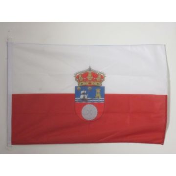 PAVILLON NAUTIQUE CANTABRIE 45x30cm - DRAPEAU DE BATEAU DE CANTABRIA - ESPAGNE 30 x 45 cm