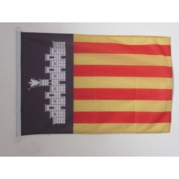 PAVILLON NAUTIQUE MAYORQUE 45x30cm - DRAPEAU DE BATEAU DE MALLORCA - ESPAGNE 30 x 45 cm