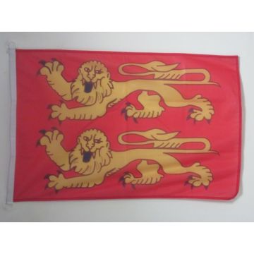 DRAPEAU BASSE-NORMANDIE 90x60cm - DRAPEAU BAS-NORMAND - FRANCE 60 x 90 cm Spécial Extérieur - DRAPEAUX