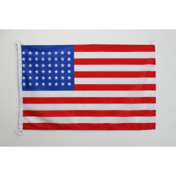 Drapeau USA 48 étoiles 90x60cm - Drapeau américain - Etats-Unis 60 x 90 cm Spécial Extérieur - Drapeaux