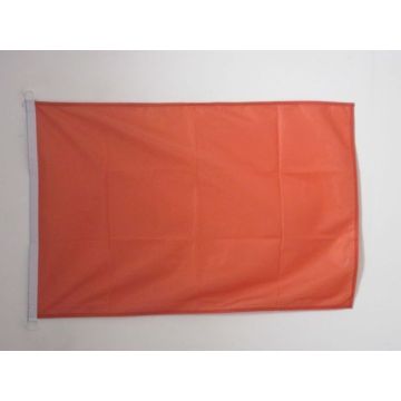 PAVILLON NAUTIQUE UNICOLORE ORANGE 45x30cm - DRAPEAU DE BATEAU DE COULEUR ORANGÍ?E 30 x 45 cm