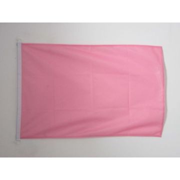 DRAPEAU UNICOLORE ROSE 90x60cm - DRAPEAU DE COULEUR ROSE 60 x 90 cm Spécial Extérieur - DRAPEAUX