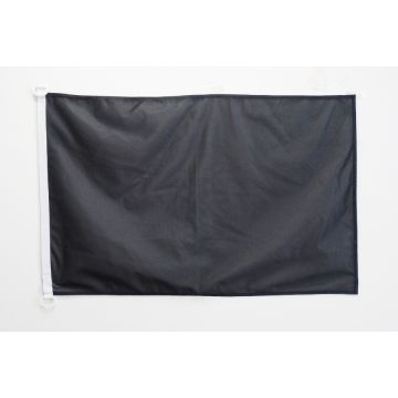 Drapeau Unicolore Noir 90x60cm - Drapeau de couleur noire 60 x 90 cm Spécial Extérieur - Drapeaux