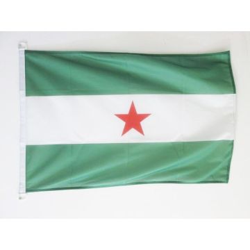 DRAPEAU ANDALOUSIE ARBONAIDA 90x60cm - DRAPEAU ANDALOUS INDÍ?PENDENTISTE 60 x 90 cm Spécial Extérieur - DRAPEAUX