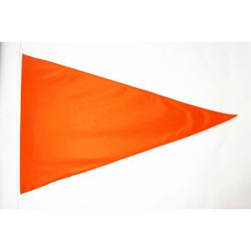 Drapeau Plage orange triangle 150x90cm - Drapeau flamme de baignade orange 90 x 150 cm Spécial Extérieur - Drapeaux