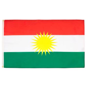 DRAPEAU KURDISTAN 250x150cm - GRAND DRAPEAU KURD 150 x 250 cm