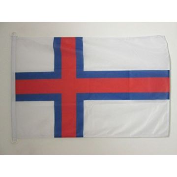 DRAPEAU ILES FÍ?ROÍ? 90x60cm - DRAPEAU FÍ?ROÏEN 60 x 90 cm Spécial Extérieur - DRAPEAUX