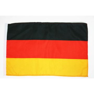 DRAPEAU ALLEMAGNE 45x30cm - DRAPEAU ALLEMAND 30 x 45 cm avec fourreau