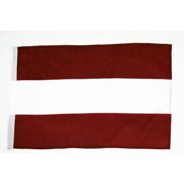 DRAPEAU LETTONIE 45x30cm - DRAPEAU LETTON 30 x 45 cm avec fourreau
